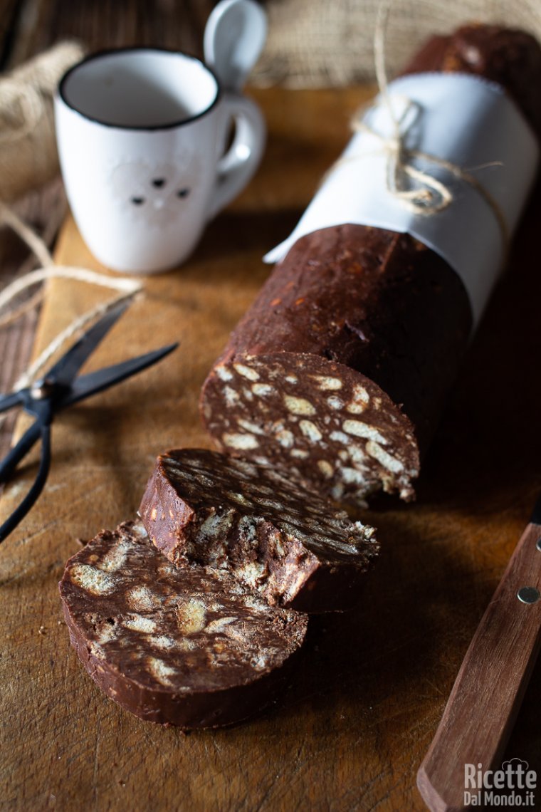 Come fare il salame al cioccolato e caffè