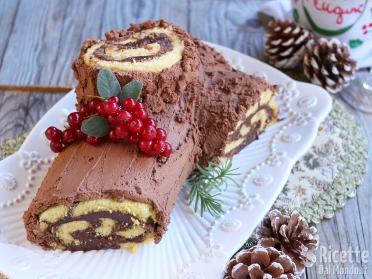 Dolci Di Natale Tronchetto.Tronchetto Di Natale Buche De Noel Marianna Pascarella