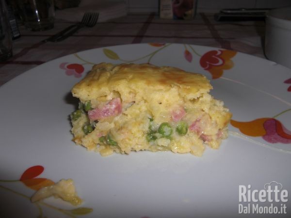 Ricetta Tortino di Piselli