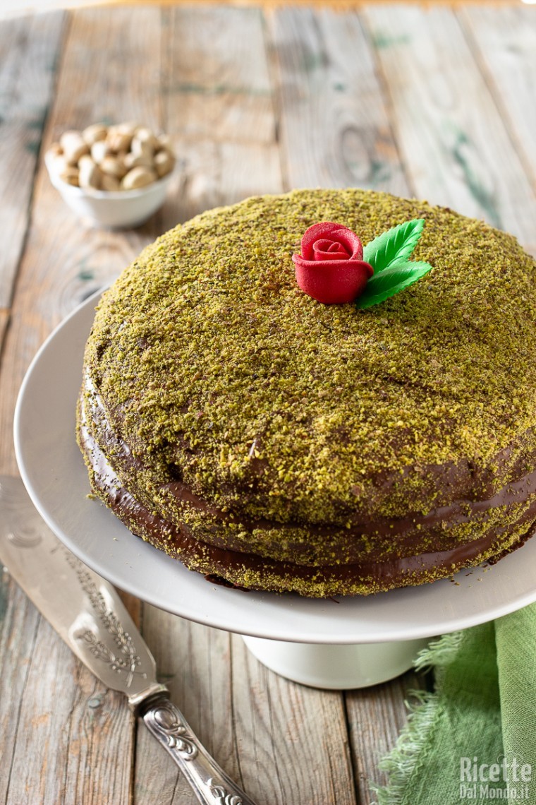 Ricetta torta al pistacchio e Nutella