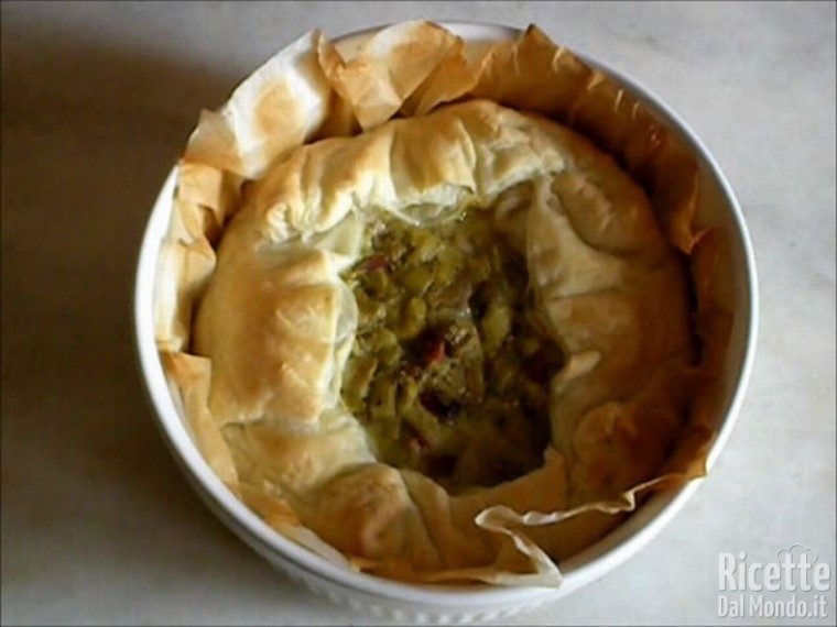 Torta Salata con Melanzane e Speck