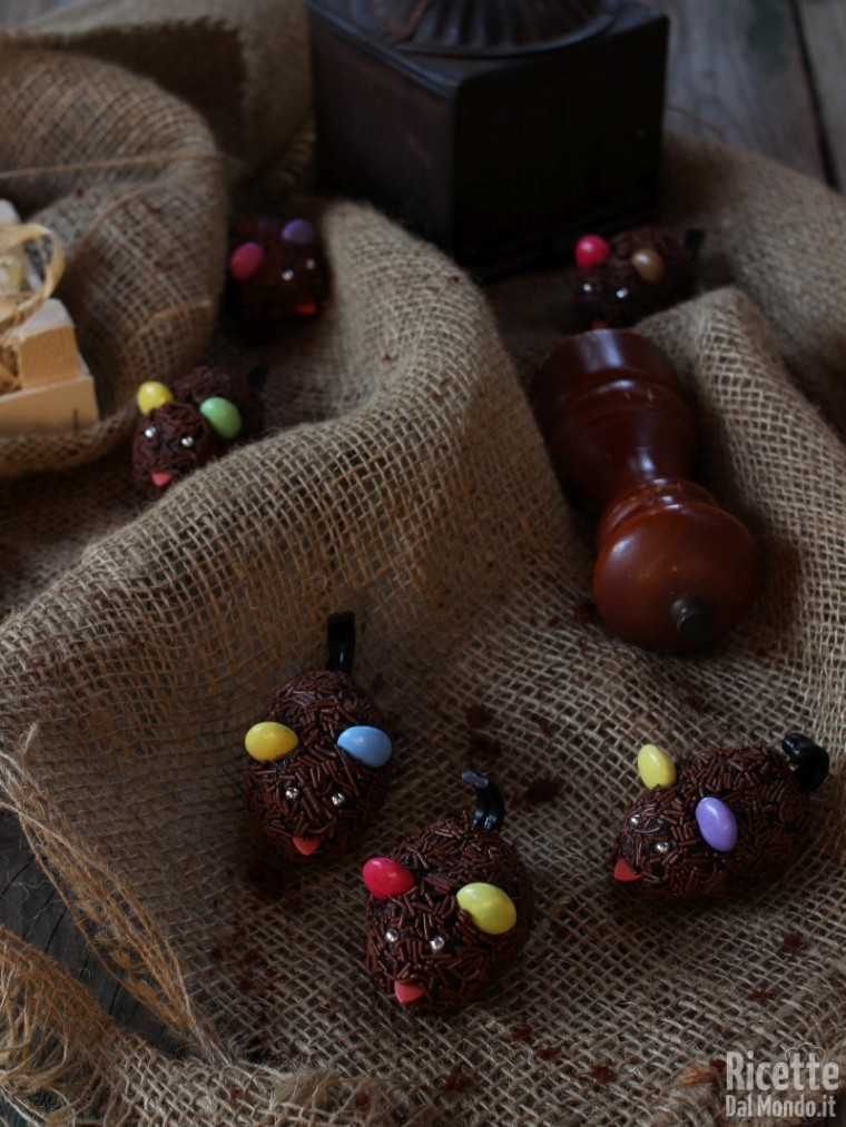Come fare i topolini di cioccolato di Halloween