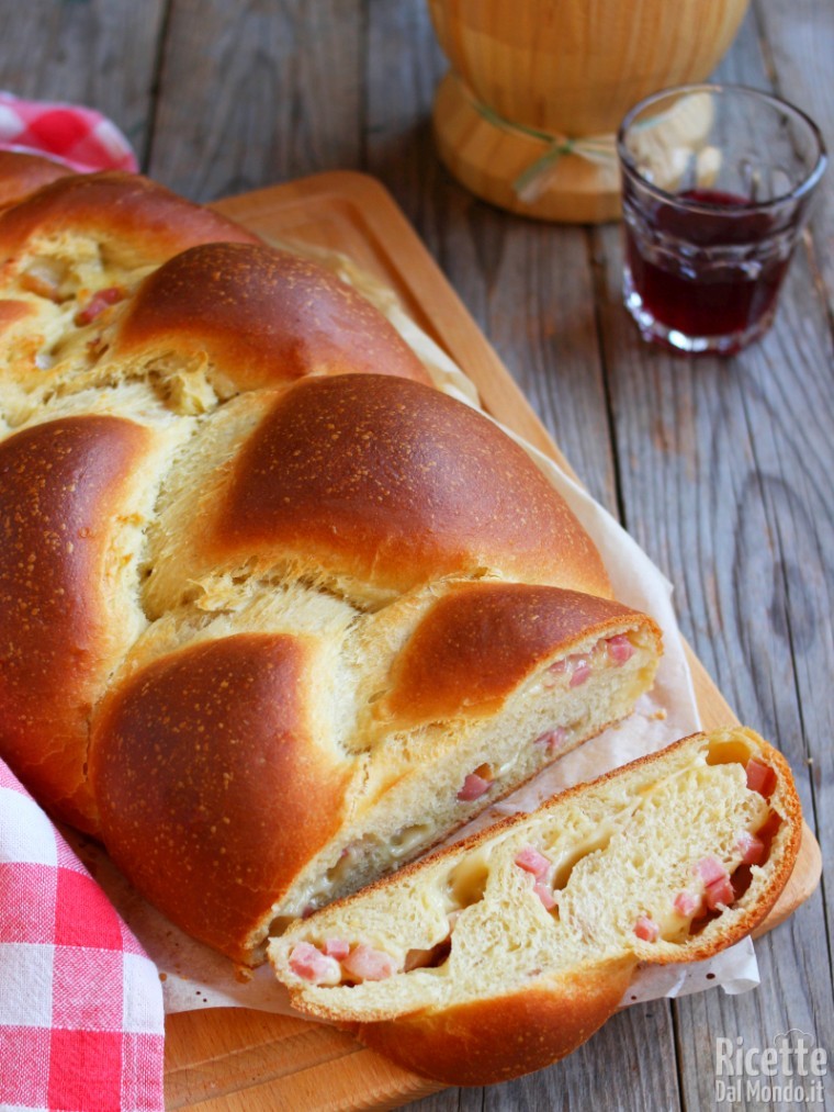 Treccia Di Pan Brioche Salata Farcita Marianna Pascarella