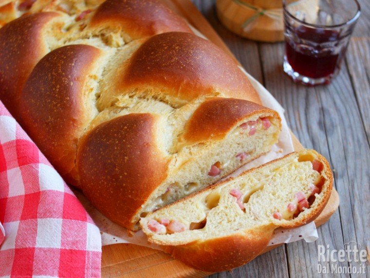 Treccia Di Pan Brioche Salata Farcita Marianna Pascarella