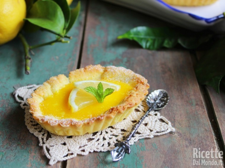 Ricetta tartellette con lemon curd