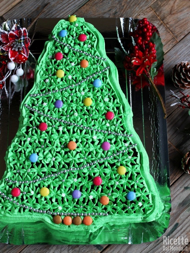 Torta Albero Di Natale Farcita Ricettedalmondo It