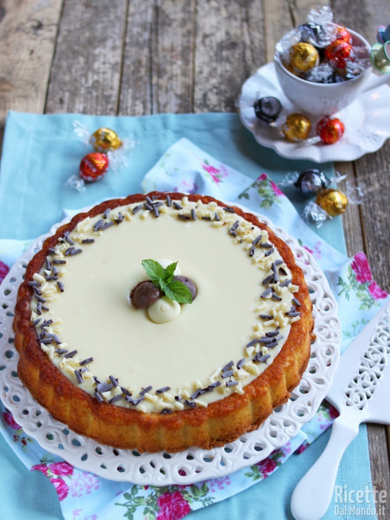 Ricetta torta Lindt bianca, semplice e veloce