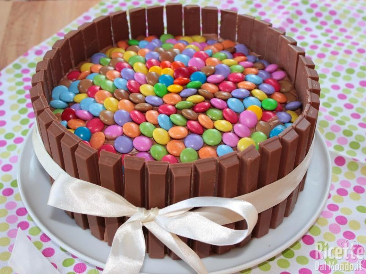 Torta Kit Kat E Smarties Ricette Torte Per Occasioni Speciali