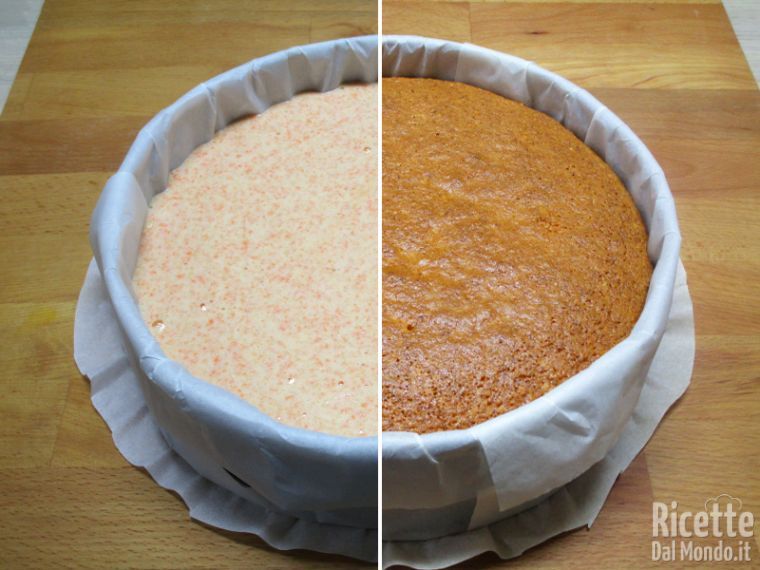 Cuocere la torta in forno caldo