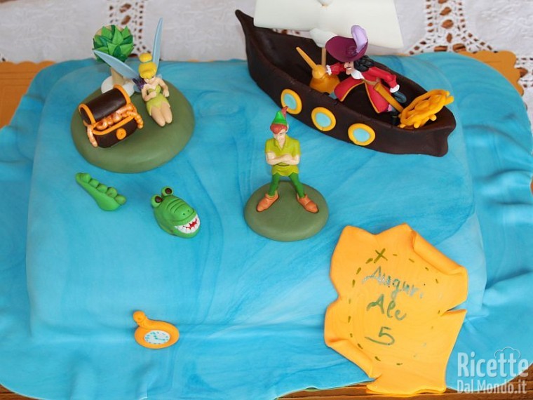 Torta di compleanno di Peter Pan