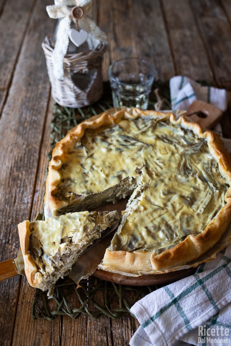 Come fare la torta salata ai carciofi