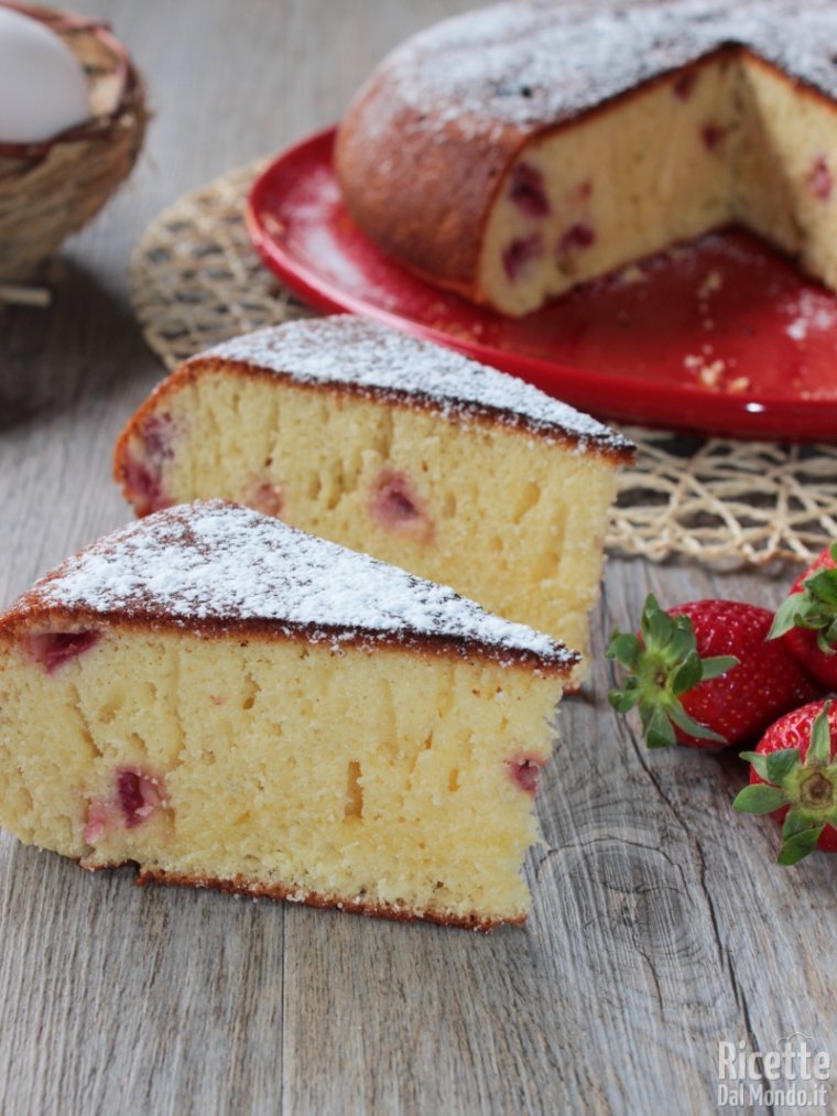 Come fare la torta di fragole in padella