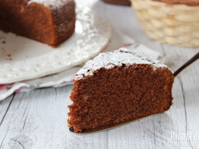 Servire la torta alla Nutella