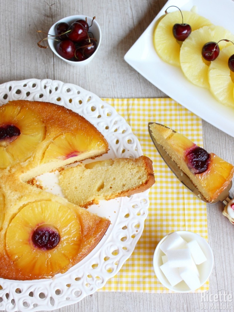 Come fare la torta rovesciata all'ananas