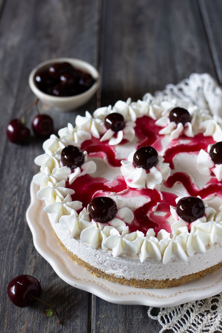 Ricetta torta fredda Coppa Rica all'amarena