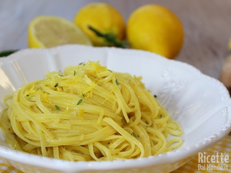 Ricetta tagliolini al limone