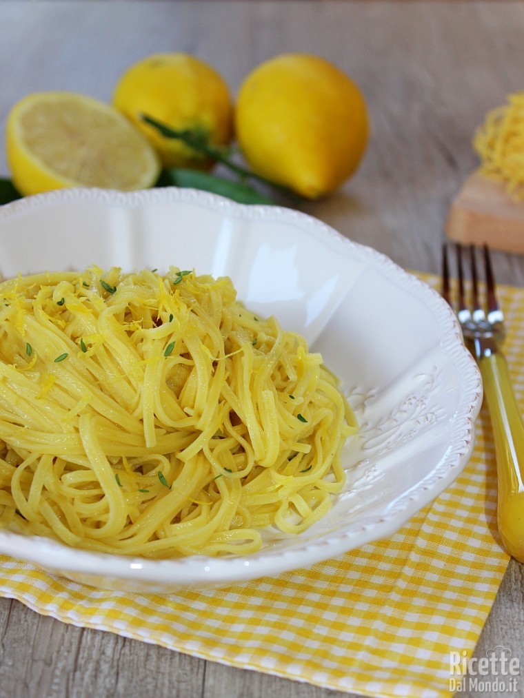 Come fare i tagliolini al limone