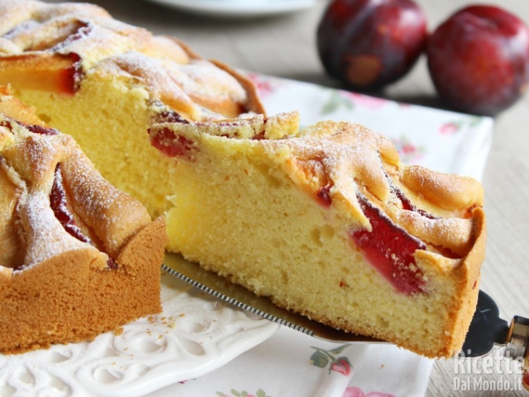 Ricetta torta di prugne soffice