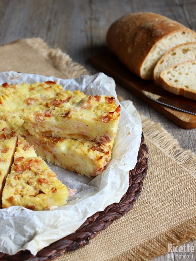Come fare la torta di pane salata