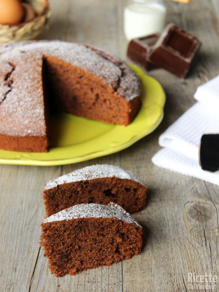 Come fare la torta allo yogurt al cioccolato