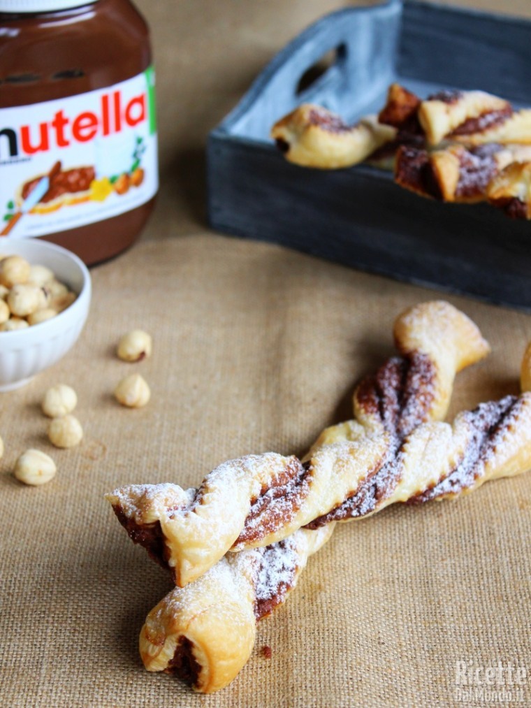 Come fare i torciglioni alla Nutella