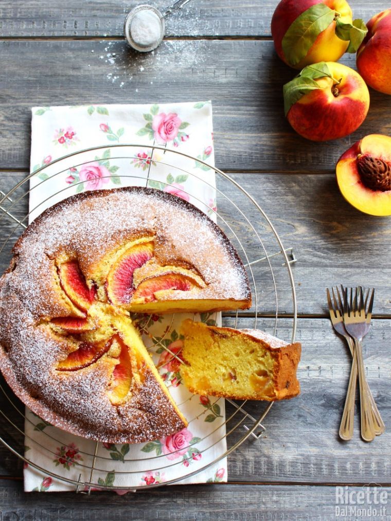 Come fare la torta di pesche