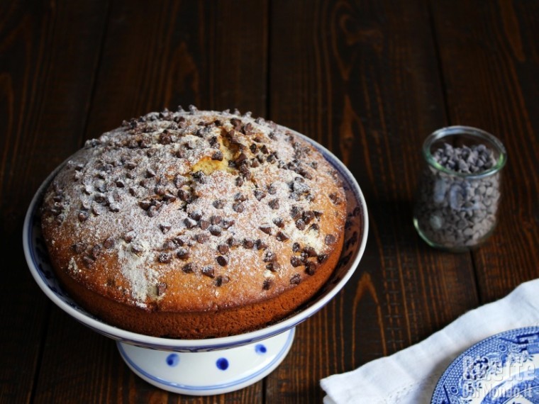 Torta integrale con gocce di cioccolato 7