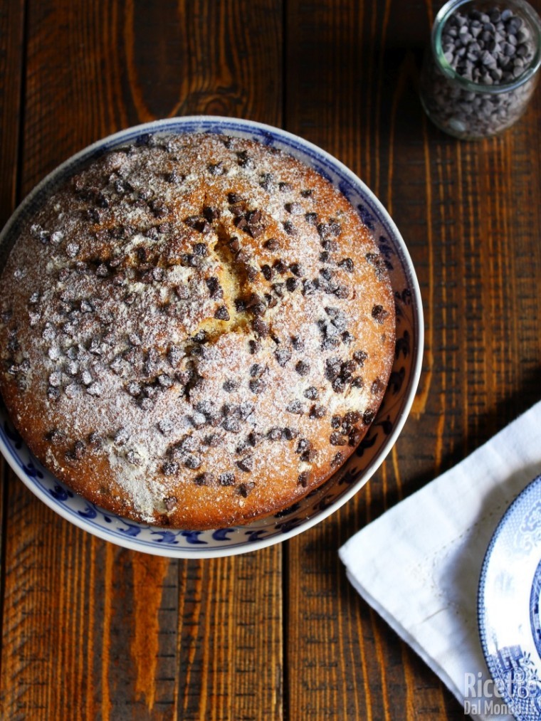 Ricetta Torta integrale con gocce di cioccolato