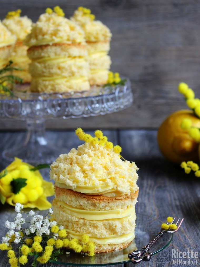 Come fare le tortine mimosa al limone