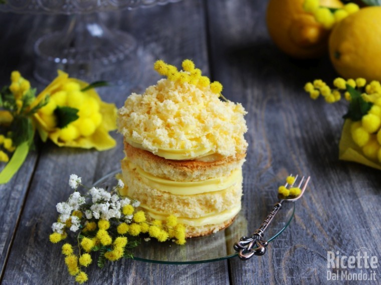Tortine mimosa al limone