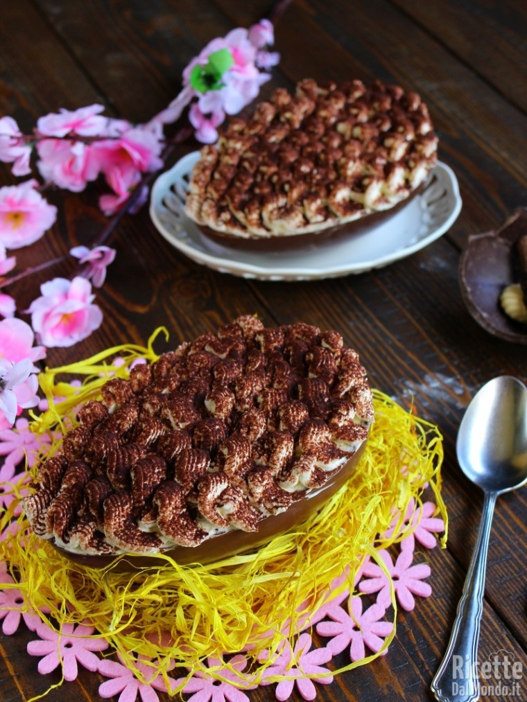 Ricetta Tiramisù nell’uovo di cioccolato