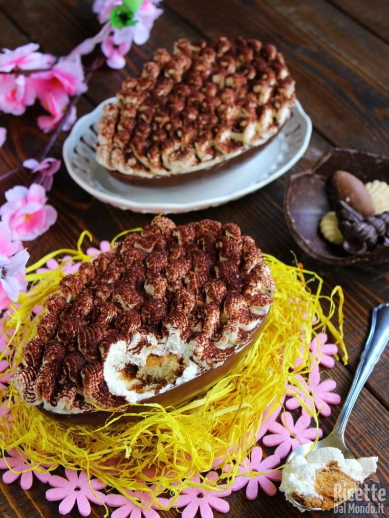 Come fare il Tiramisù nell’uovo di cioccolato