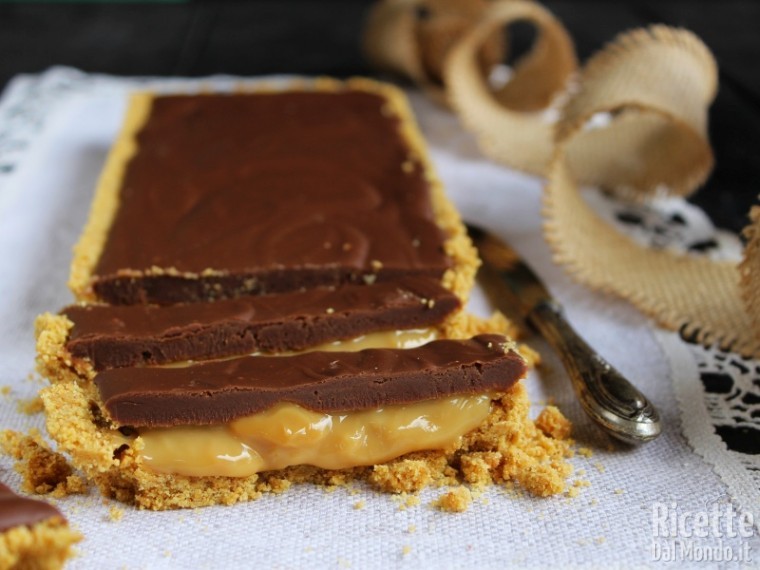 Ricetta twix tart, torta twix