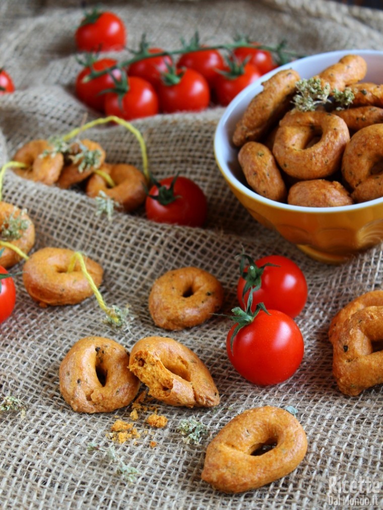 Taralli al gusto pizza fatti in casa