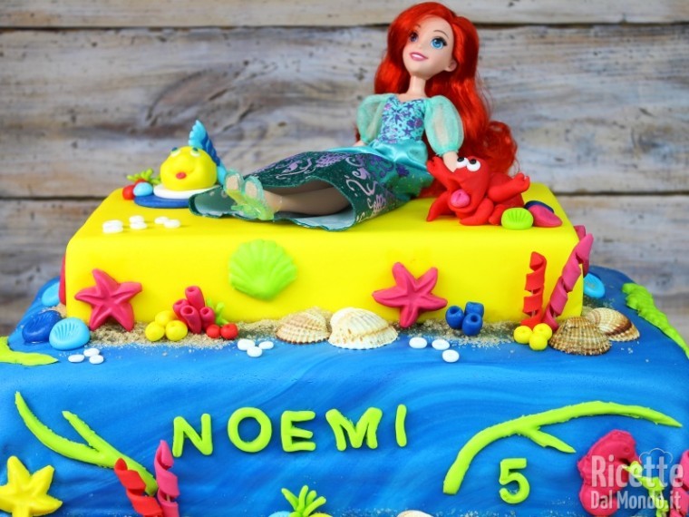 Ricetta torta della sirenetta Ariel
