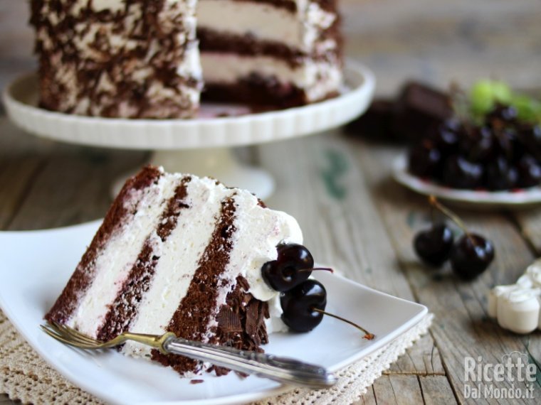Torta foresta nera al cioccolato