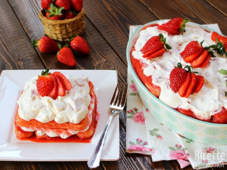 Ricetta tiramisù alle fragole