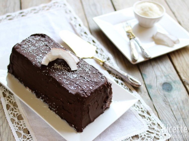 Torta gelato Bounty al cocco