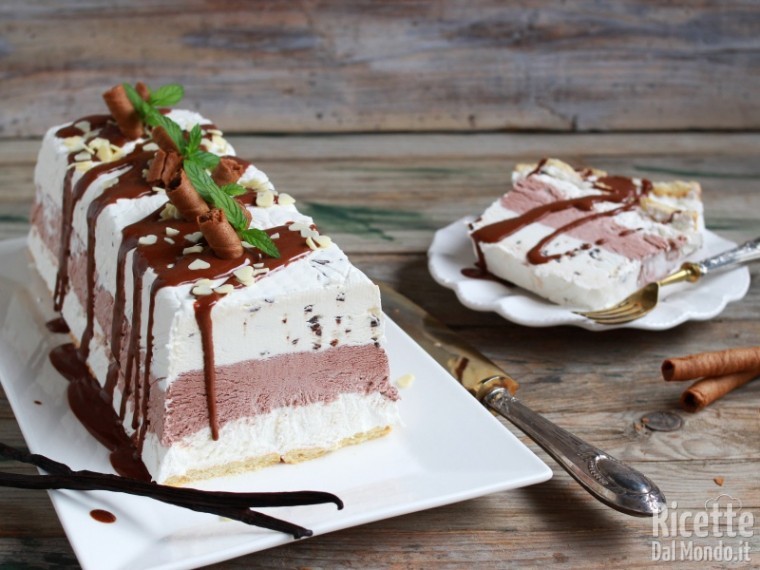 Ricetta Torta gelato vaniglia e cioccolato