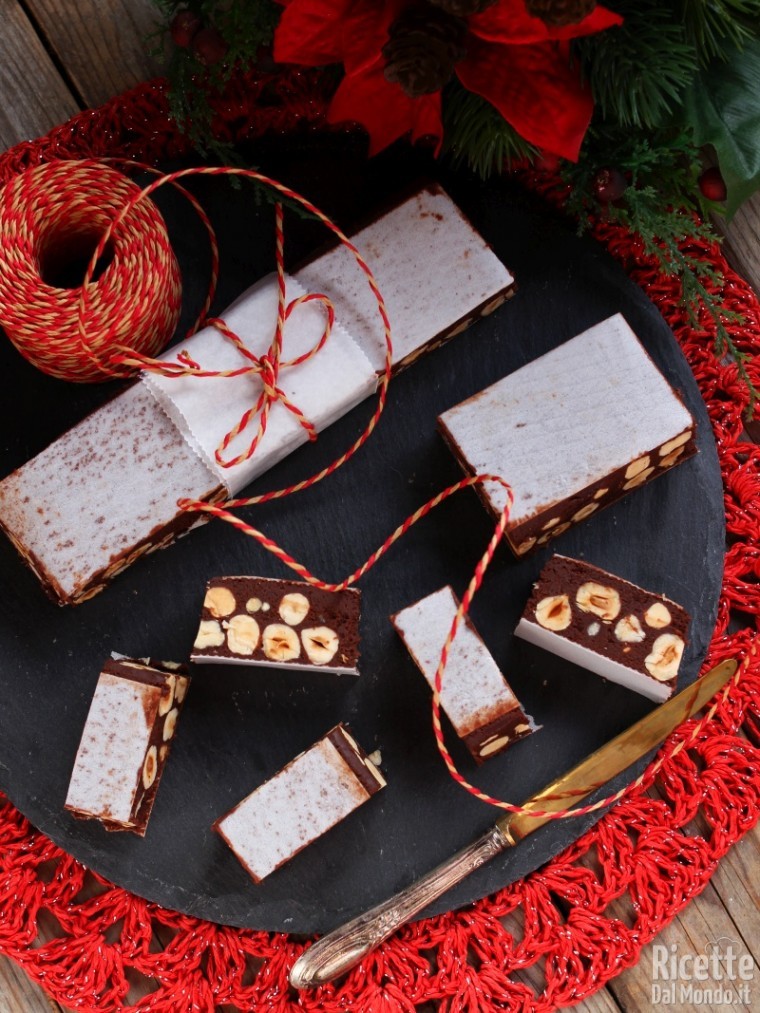 Torrone morbido al cioccolato artigianale
