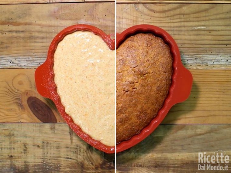 Torta soffice alle carote senza mandorle 7