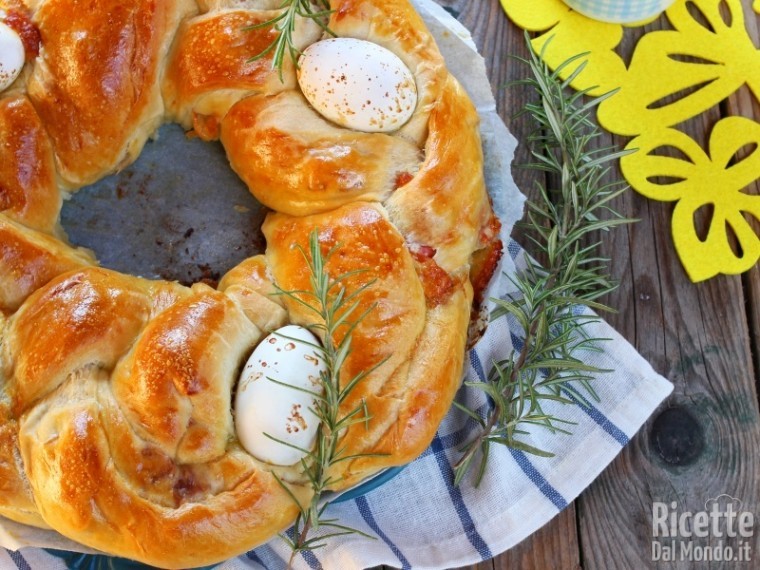 Ricetta treccia farcita di Pasqua