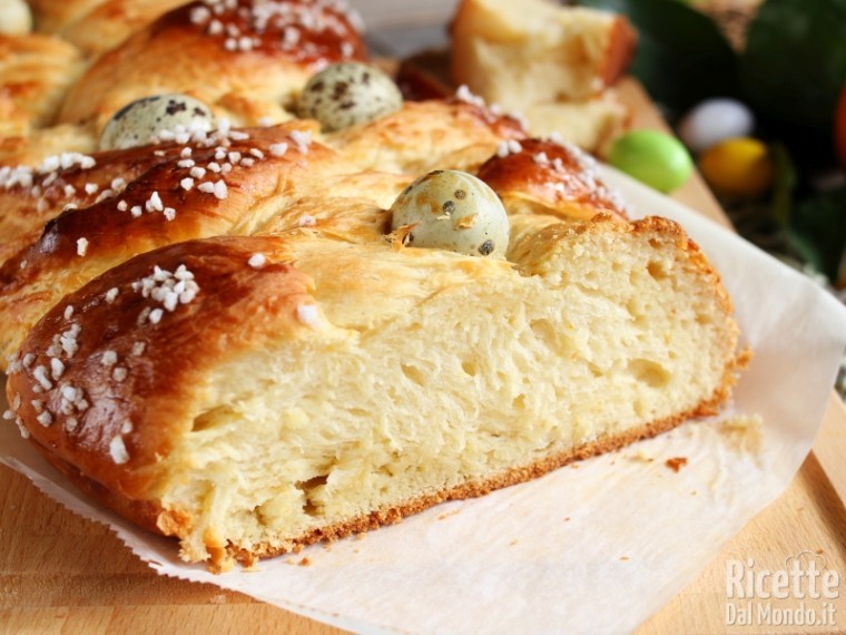 Treccia dolce di Pasqua