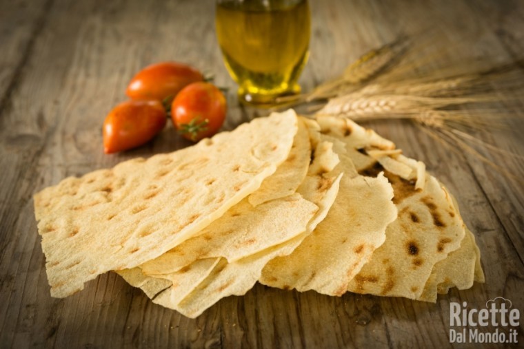 10 tipi di pane: pane carasau