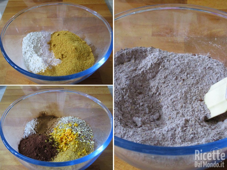 Riunire gli ingredienti secchi