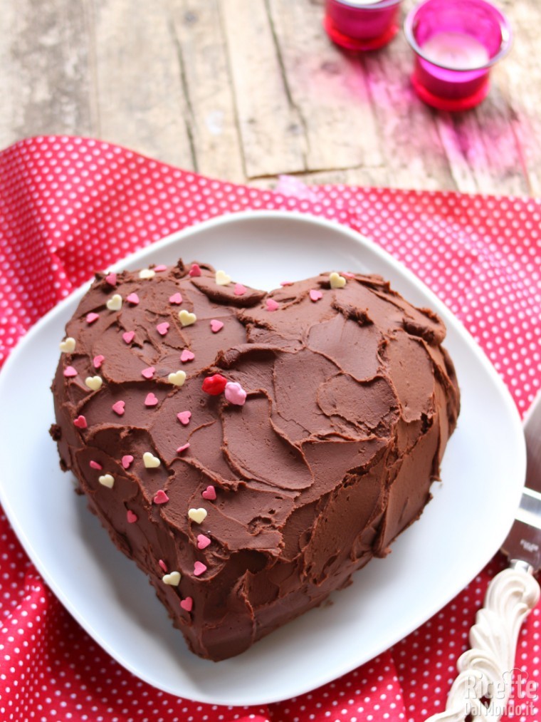 Ricetta torta al cioccolato di san Valentino