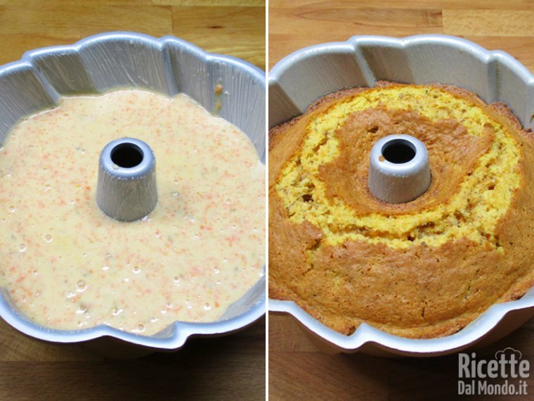 Cuocere la torta in forno caldo