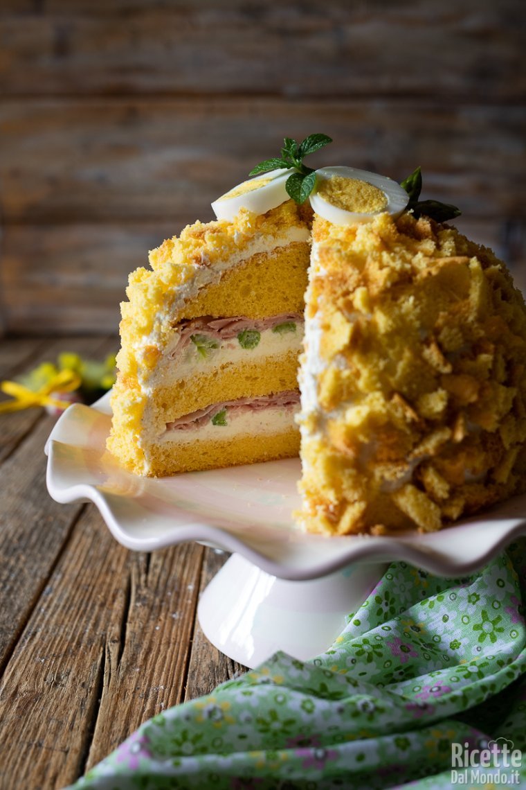 Come fare la torta mimosa salata