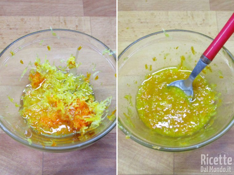 Preparare l'emulsione aromatica