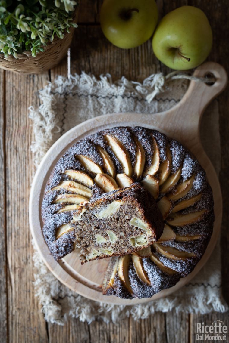 Come fare la torta di mele integrale di grano saraceno
